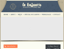 Tablet Screenshot of labaguettememphis.com